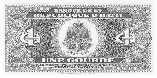 1 Gourde p245 1987 Haiti